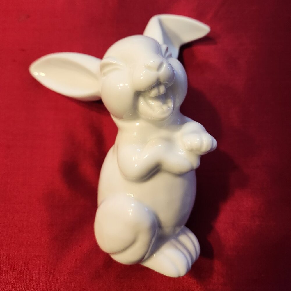 Rosenthal White Laughing Hare Figurine